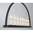 thumbnail image 4 of ABB-3007-BK Crystorama Lighting Abbott - 8 Light Chandelier-Black Finish, 4 of 18