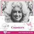 thumbnail image 3 of Dolly Parton Double Sided Multi-Color Coasters, 8 Count, 3 of 14