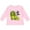 AD-Pink, variant on I Love My Dad with Baby and Daddy Triceratops Boys or Girls Long Sleeve Toddler T-Shirt