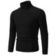 thumbnail image 1 of Suéter de solapa alta con camisa de fondo para hombre de otoño e invierno, suéter de color sólido, camisa de fondo para hombre, 1 of 6
