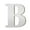 B, variant on 3D Acrylic Large Letter Wall Stickers for DIY Home Decoration Letter Logo Art Self Adhesive Decor 10cm X