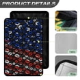 thumbnail image 4 of Yuyamidu Kiss Lips RV Door Window Shade American Flag RV Side Door Window Shade Cover Accessories for Inside Camper Universal Travel Trailer Blackout Window Cover, 4 of 7