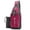 Rose red, variant on JUNLETU Men Women Sling Backpack Chest Crossbody Bag Shoulder Bag Travel Sports Gym Daypack