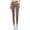 Coffee, variant on Womens Color Block Color Matching Tight Height Waist Exercise Yoga Pants Belly Suction Moisture Wicking Perspiration Quick Drying Breathable Running Fitness Pants(XL, Coffee)