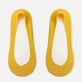 thumbnail image 2 of Ankle Socks - Womens Comfortable Breathable Macaron Coloured Boat Socks, Socks for Women,Color: Yellow Size: One Size, 2 of 4