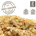 thumbnail image 3 of Fresh Finest Dried Onion Flakes Dehydrated Chopped Onions for Cooking, 2 Lbs 2-Pack, 3 of 7