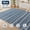 Blue, variant on Washable 2x3 Area Rug for Entryway, Boho Geometry Design Home Decor Carpet