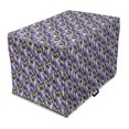 thumbnail image 1 of Abstract Dog Crate Cover, Repetitive Leaves Interpretation Colorful Pattern, Easy to Use Pet Kennel Cover Small Dogs Puppies Kittens, 7 Sizes, Indigo Multicolor, by Ambesonne, 1 of 6