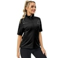 thumbnail image 2 of Little Donkey Andy Women's Short Sleeve Jacket Windproof Lightweight Vest for Golf Hiking Running Black XS, 2 of 7