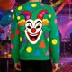 thumbnail image 3 of Top de Manga Larga Impresa con Tema de Carnaval, Sudadera de Cuello de Tripulación de Poliéster Casual para Disfraz de Fiesta Y Ropa Cotidiana, 3 of 7
