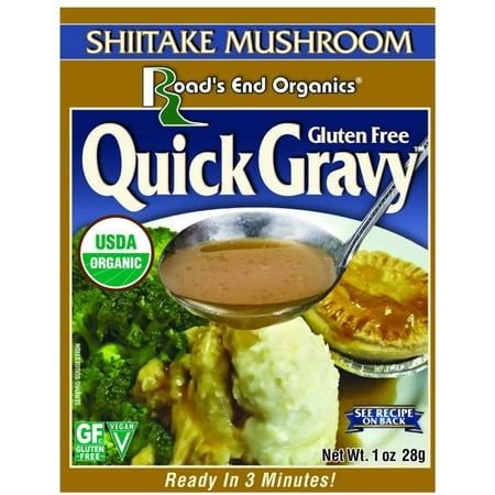 Road's End Organics Gravy Mix - Organic - Shiitake Mushroom - 1 oz - Case of (Best Vegan Mushroom Gravy)