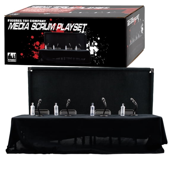 Media Scrum Accessory Set for WWE & AEW Wrestling Action Figures