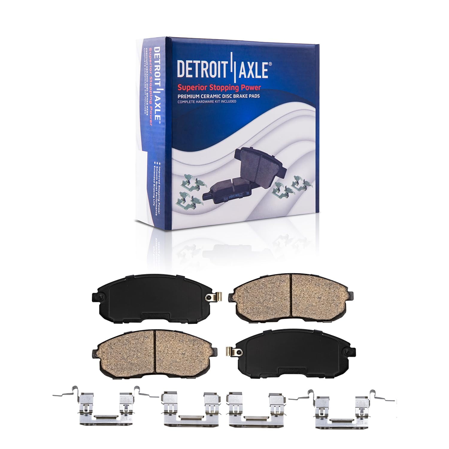 Detroit Axle - Brake Kit for 2007-2013 Nissan Altima Disc Brake Rotors Ceramic Brakes Pads 2007 2008 2009 2010 2011 2012 2013 Replacement : 11.65'' inch Front Rotor and 11.46'' inch Rear Rotor