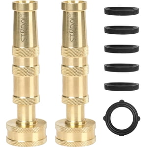 STYDDI 2-Pack Brass Hose Nozzles