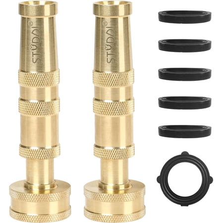 STYDDI 2-Pack Brass Hose Nozzles