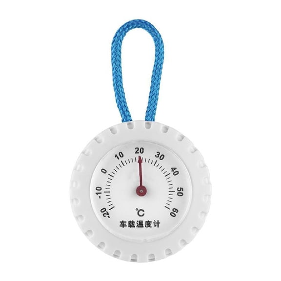 Automotive Temperature Gauge Car Interior Thermometer with Blue Dial Display