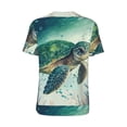 thumbnail image 3 of Balery Watercolor Turtle1 Baseball Jersey for Men Casual Button Down Shirts Short Sleeve Active Team Sports Uniform-X-Large, 3 of 9