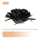 thumbnail image 3 of Uxcell 5 Pcs Clips de Pelo de Flor de Rosa de 4 Pulgadas, Pines de Flor, Broche de Flor para Mujeres, Accesorios para el Cabello, Negro, 3 of 5