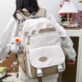 thumbnail image 6 of RXIRUCGD Color Block Backpack with Ergonomic Design and Laptop Compartment Comfortable Shoulder Bag for Work Office Classroom Outdoor, 6 of 6