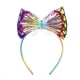 thumbnail image 5 of Diadema con lazo de escamas de pescado de estilo europeo y americano, de piel sintética con diseño de arcoíris, para festivales, fiestas de cumpleaños, joyería fina, 5 of 6