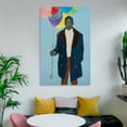 thumbnail image 6 of Amy Sherald-Pilgrimage of The Chameleon Painting On Canvas Wall Art Poster Scroll Picture Print Living Room Walls Decor Home Posters 16x24inch(40x60cm), 6 of 6