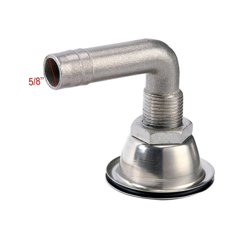 tank vent fuel gas degree hose boat steel stainless marine fitting flush gasket includes mount