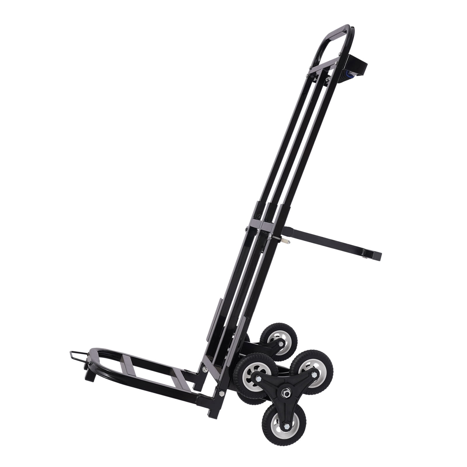 210kg/460lbs Capacity Stair Climbing Trolley Cart, Folding Portable Stair Climber Hand Truck with 6 Wheels for Pulling