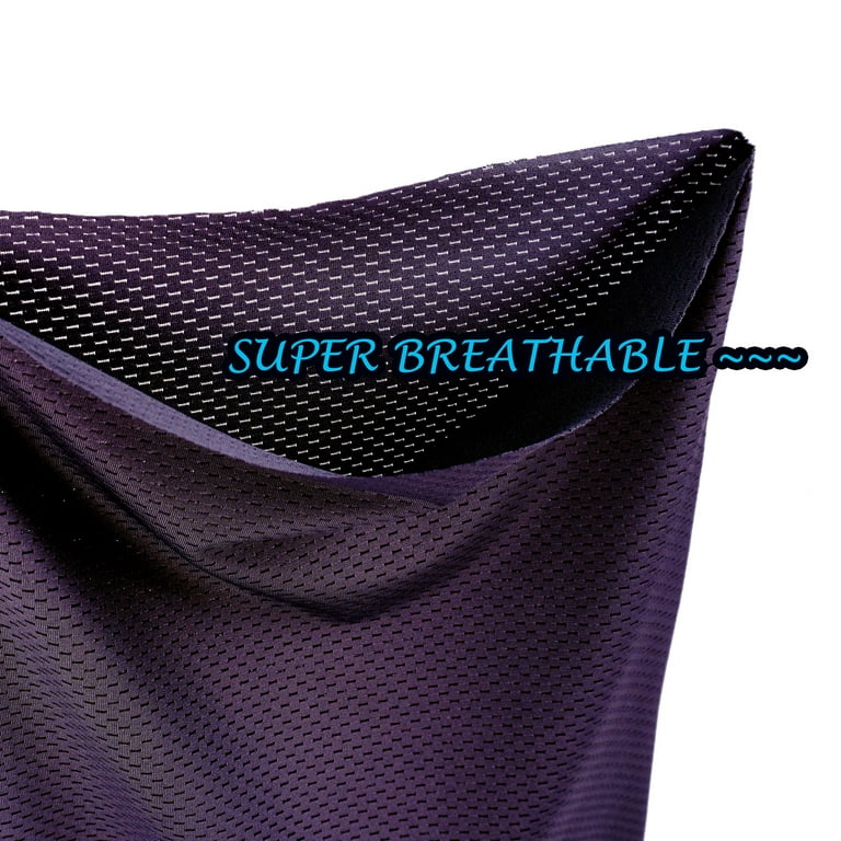 Neck Gaiter Face Mask Ultra Breathable Mesh Cooling Fabric Sun Shield Tube Bandana Ice Gadget, Women's, Size: One size, Black