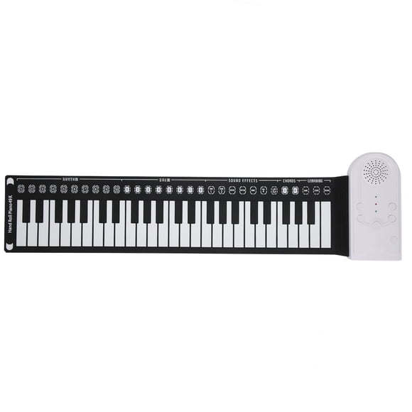 Teclado de piano eléctrico, funciones teclas calientes teclado eléctrico Plegable Portátil para el Aprendizaje musical para el HOGAR