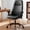 Black B, variant on CELTOSS Ergonomic Office Chair, Mid Back Computer Chair with Lumbar Support, PU Leather Executive Chair with Tilt Lock, Adjustable Height Swivel Desk Chair for Home Office, Black