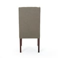 thumbnail image 5 of Noble House Cordella Contemporary Fabric Dining Chair, Set of 2, Gray, 5 of 8