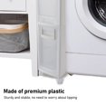thumbnail image 3 of Plastic Bathroom Storage Cabinet with Two Tier Storage, Slim Design, Easy Access for Toilet Paper Kitchen Laundry, 3 of 7