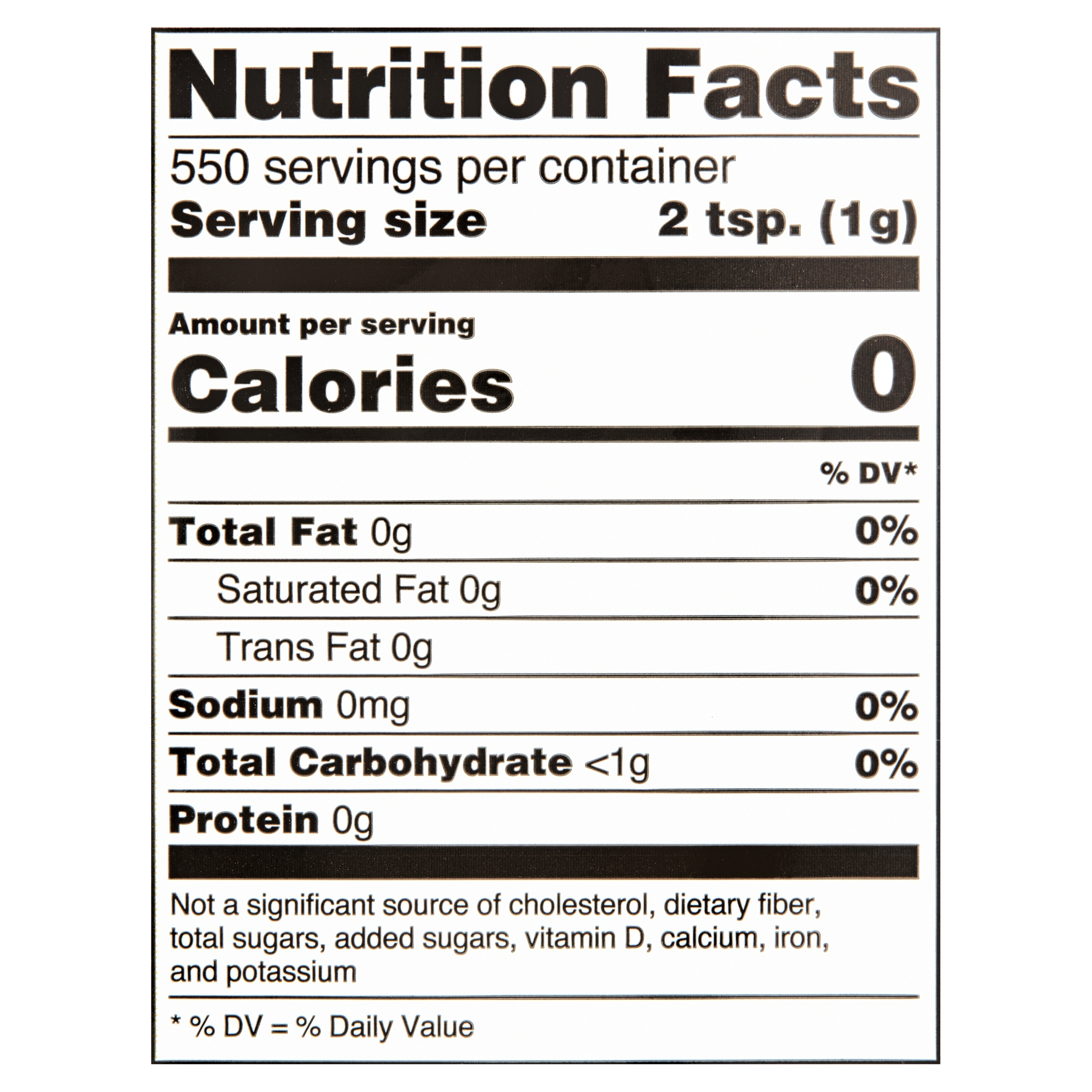 Great Value Granulated No Calorie Sweetener Value Pack, 19.4 oz - image 3 of 8