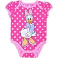 thumbnail image 4 of Disney Baby Girls' Minnie, Daisy Duck, or Cinderella 2 Bibs and Bodysuit Pack, 4 of 5