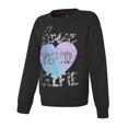 thumbnail image 2 of Girls' Love Your Selfie Crewneck Sweatshirt OK268, 2 of 2
