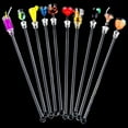 thumbnail image 5 of SANWOOD Stirrers 10Pcs Mixed Bar Puddler Muddler Stirring Ladle Stirrer Swizzle Sticks Cocktail Picks, 5 of 7