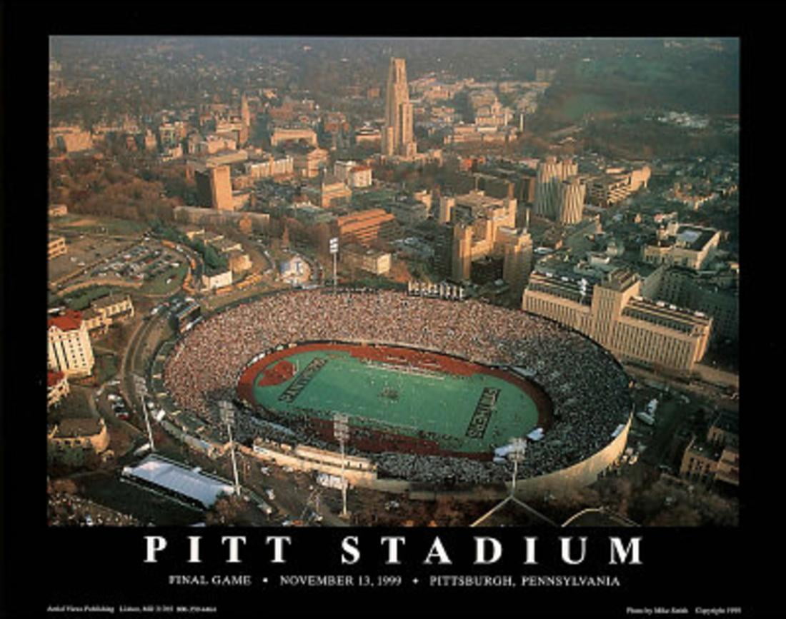 Pitt Panthers Pitt Stadium Final Game Nov 13, c.1999 NCAA Sports Art