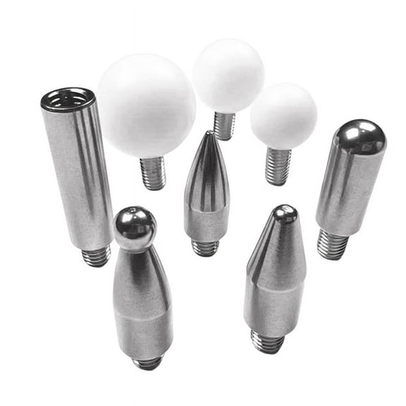 8PCS Car Dent Rod Tips Autobody Dent Removal Kit Paintless Dent Removal Hook Tips Slide Hammer Tips