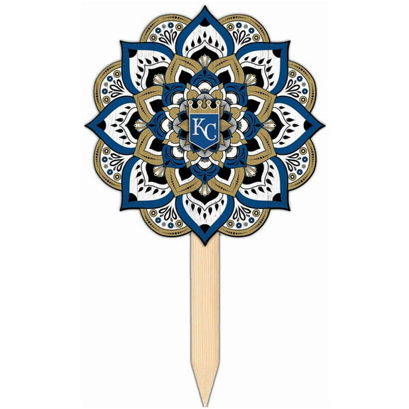 Kansas City Royals 18'' x 12'' Mandala Yard Stake