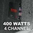 BOSS Audio Systems R1004 4 Channel Car Amplifier, 400 Watts, Full Range