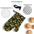 thumbnail image 3 of Salouo Bees and Sunflowers for Oven Mitts and Potholders BBQ Gloves-Oven Mitts and Pot Holders Non-Slip Cooking Gloves for Cooking Baking Grilling (4-Piece Set), 3 of 6