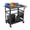 black, variant on Welding Cart, 36" x 24" Welding Table Top with 5/8" Holes, Double Layer Fabrication Table, 1200lb Load Capacity Metal Workbench, Steel Weld Table with Pegboard and Hooks Orange Without Tray