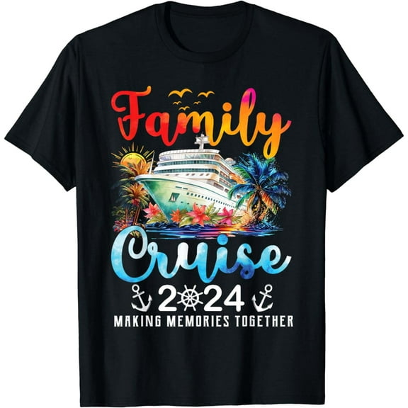 Funny Family Cruise Ship Vacation Trip 2024 Family Cruise Matching T-Shirt