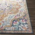 thumbnail image 6 of Livabliss Area Rugs for Living Room, 9x12 Floransa Traditional Orange Rug, Bedroom Dining Room Home Decor Stain Resistant Carpet (8'11" x 12'4"), 6 of 8