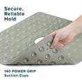 thumbnail image 6 of SlipX Solutions 21 x 21 Square Rubber Safety Shower Mat, Tan, 6 of 9