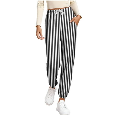 Womens Sweatpants High Waisted Baggy Joggers Lightweight Soft Workout Lounge Pants with Pockets Comfy Athletic