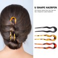 thumbnail image 4 of SHISUYAN 3 Pcs Pinces à Cheveux en Résine pour Femmes Anti-U pour Coiffe, 4 of 8