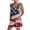 WQRX3-Multicolor, variant on Independence Day Overalls for Women American Flag 4th Of July Shorts Overall Patriotic Red White Blue Print Shorts Rompers Bibs with Pockets