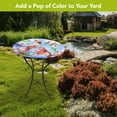 thumbnail image 5 of Briarwood Lane Cherry Blossoms Glass Birdbath, 5 of 6