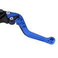 thumbnail image 1 of Universal Motorcycle Brake Clutch Master Cylinder Levers CNC Aluminum Adjustable Reservoir Kit With Mirror Base For 7/8 Inch Handlebar Motorcycles Gold Silver Red Blue Orange, 1 of 7